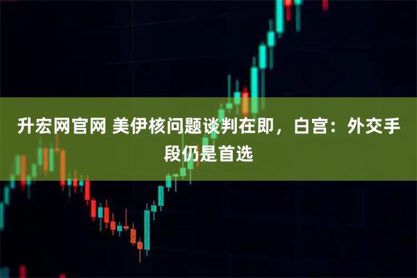 升宏网官网 美伊核问题谈判在即，白宫：外交手段仍是首选